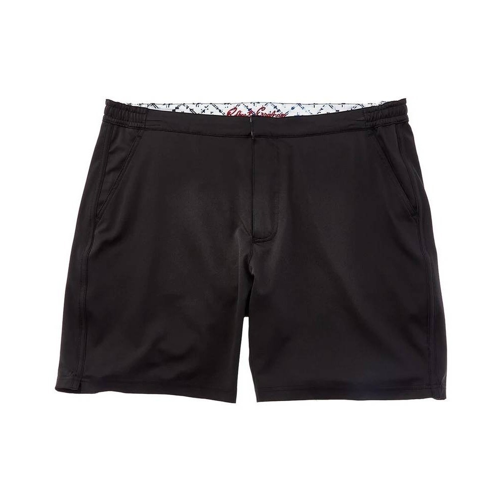 Robert Graham Mens 2XL Jet Black Hybrid Shorts Performance Stretch NWT